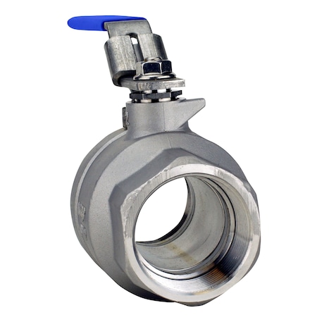 Apollo 2 in. Stainless Steel FNPT x FNPT Full-Port Ball Valve with Latch Lock Lever 96F10827